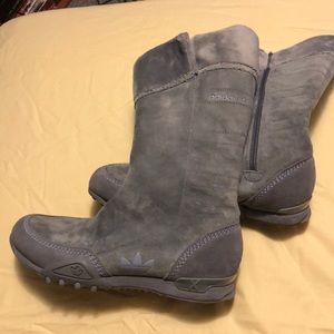 Adidas cold weather suede hiking boots